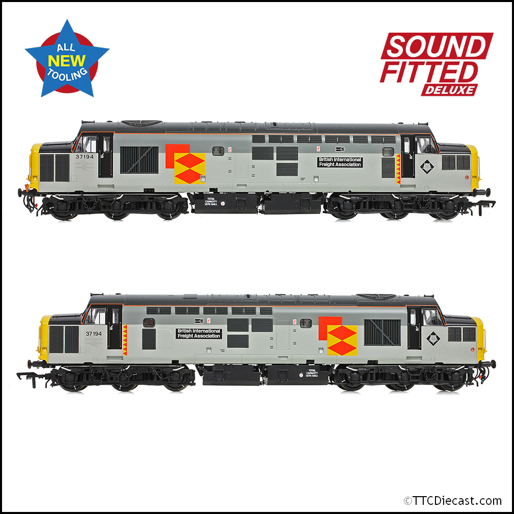 Bachmann 35-307SFX Class 37/0 37194 'British Int. Freight Assoc.' BR RF, OO Gauge