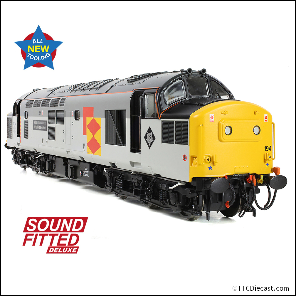 Bachmann 35-307SFX Class 37/0 37194 'British Int. Freight Assoc.' BR RF, OO Gauge