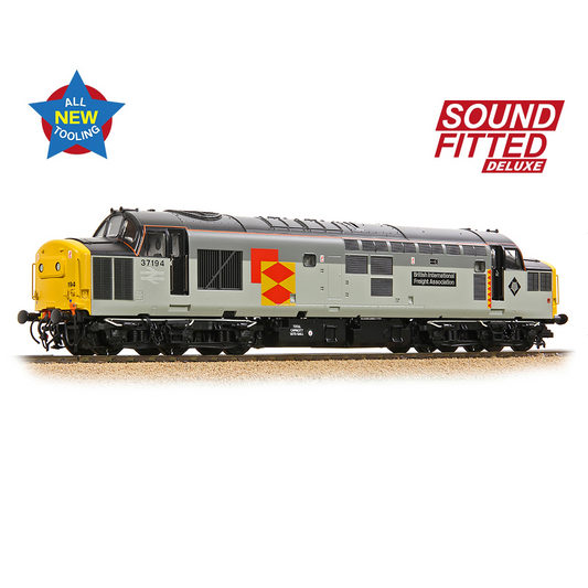 Bachmann 35-307SFX Class 37/0 37194 'British Int. Freight Assoc.' BR RF, OO Gauge
