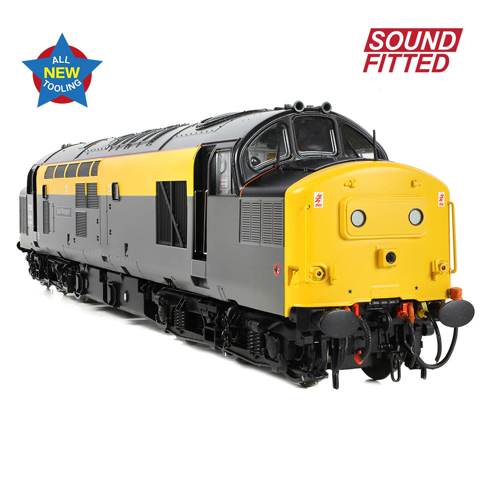 Bachmann 35-308SF Class 37/0 37201 'St. Margaret' BR Eng. Grey & Yellow, OO Gauge