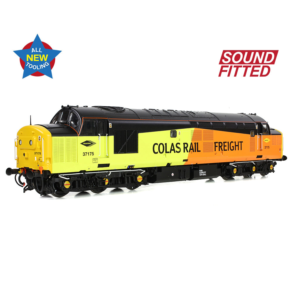 Bachmann 35-310SF Class 37/0 Centre Headcode 37175 Colas Rail OO Gauge