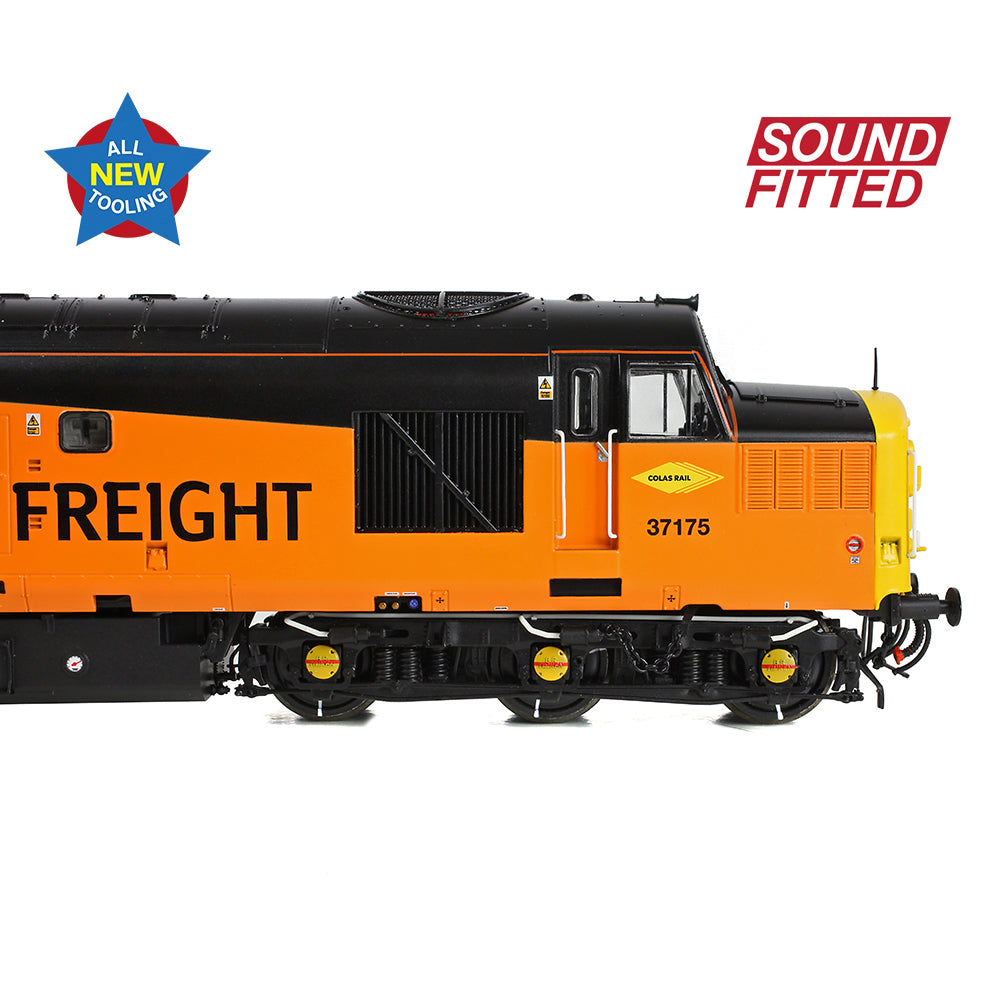 Bachmann 35-310SF Class 37/0 Centre Headcode 37175 Colas Rail OO Gauge