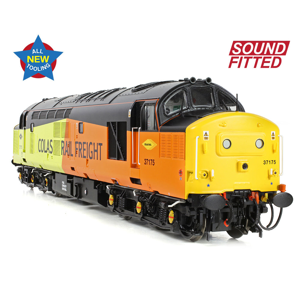 Bachmann 35-310SF Class 37/0 Centre Headcode 37175 Colas Rail OO Gauge