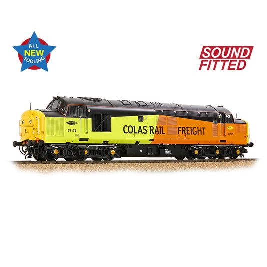 Bachmann 35-310SF Class 37/0 Centre Headcode 37175 Colas Rail OO Gauge