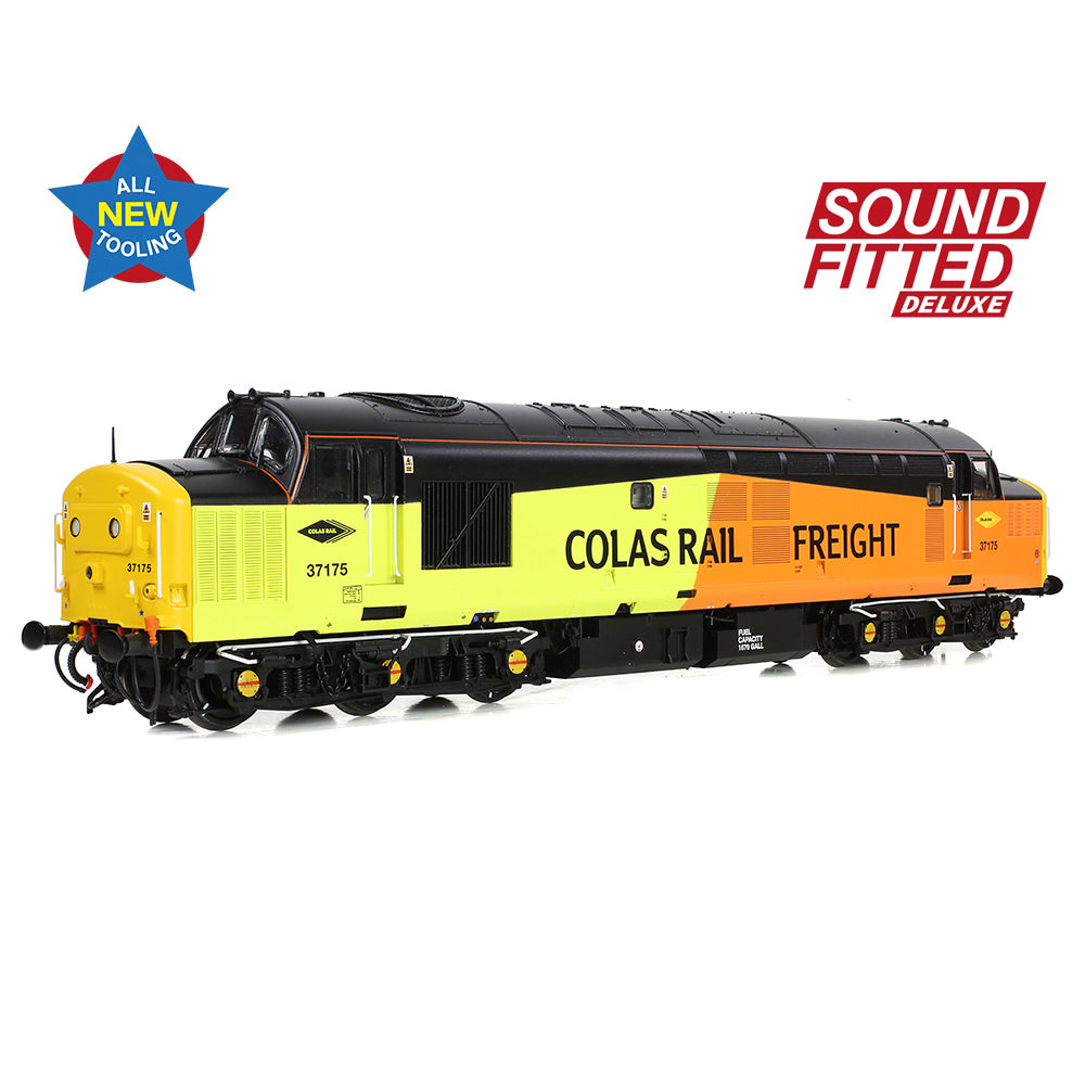 Bachmann 35-310SFX Class 37/0 Centre Headcode 37175 Colas Rail OO Gauge