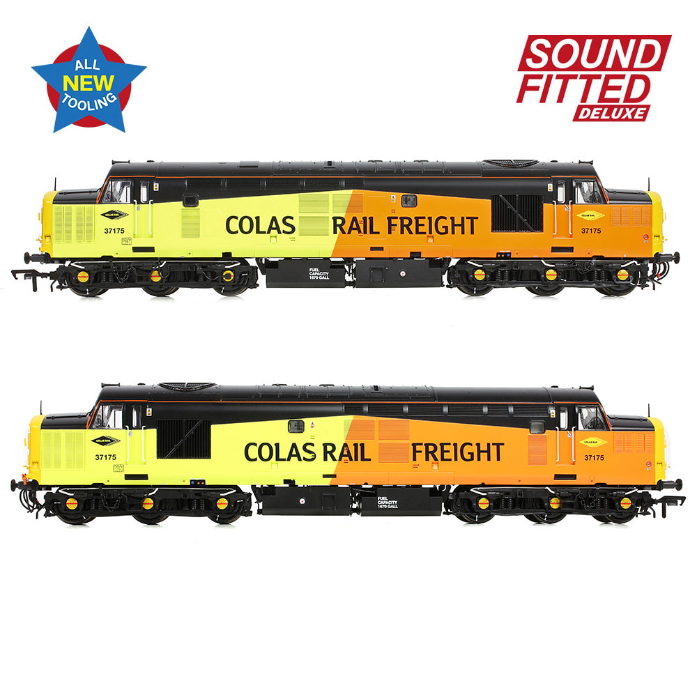 Bachmann 35-310SFX Class 37/0 Centre Headcode 37175 Colas Rail OO Gauge