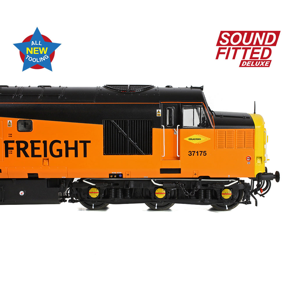Bachmann 35-310SFX Class 37/0 Centre Headcode 37175 Colas Rail OO Gauge