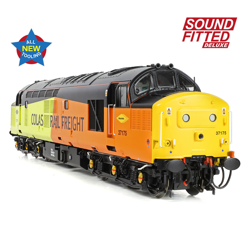 Bachmann 35-310SFX Class 37/0 Centre Headcode 37175 Colas Rail OO Gauge