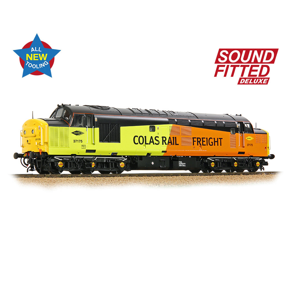 Bachmann 35-310SFX Class 37/0 Centre Headcode 37175 Colas Rail OO Gauge