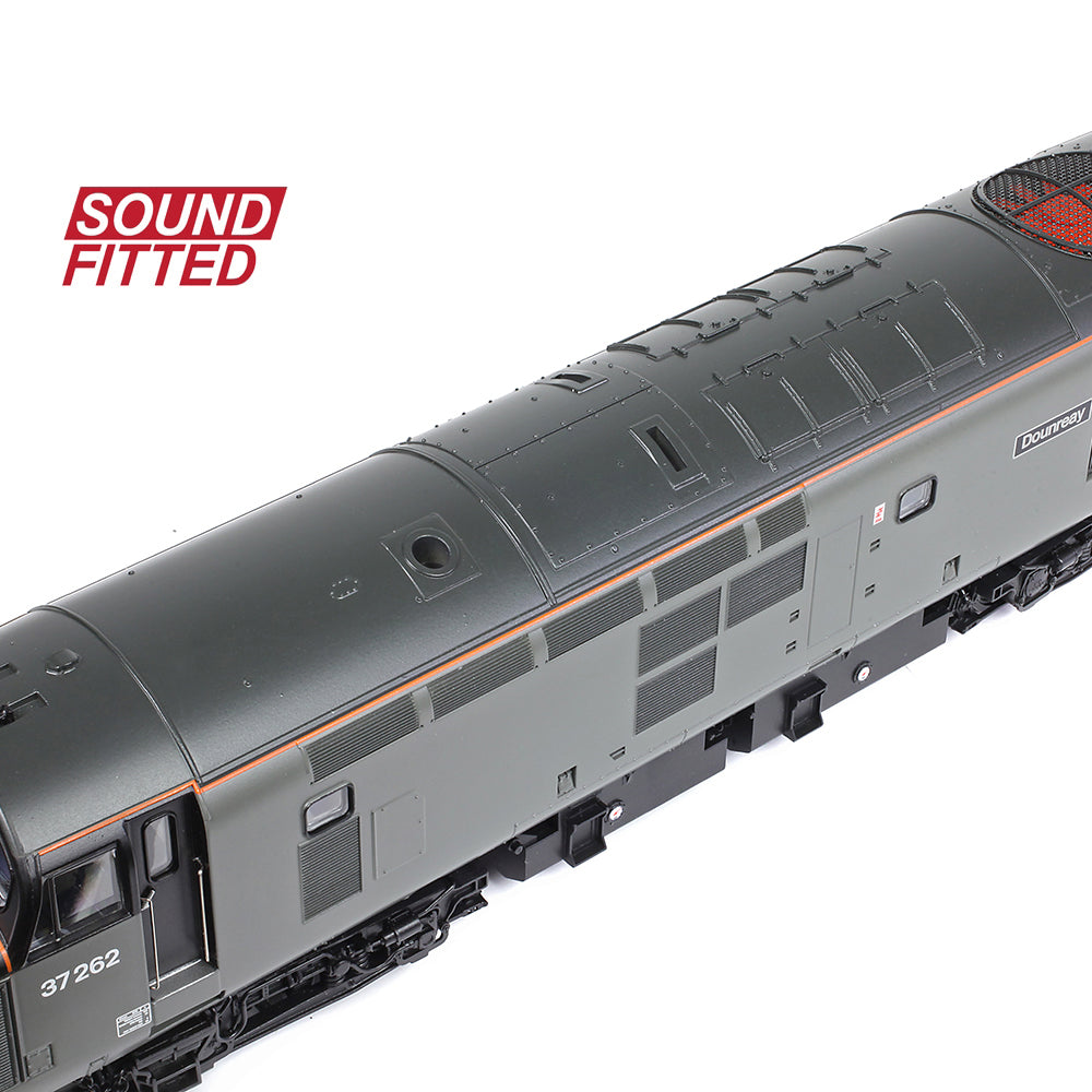 Bachmann 35-311SF Class 37/0 Centre Headcode 37262 'Dounreay' BR Engineers Grey, OO Gauge