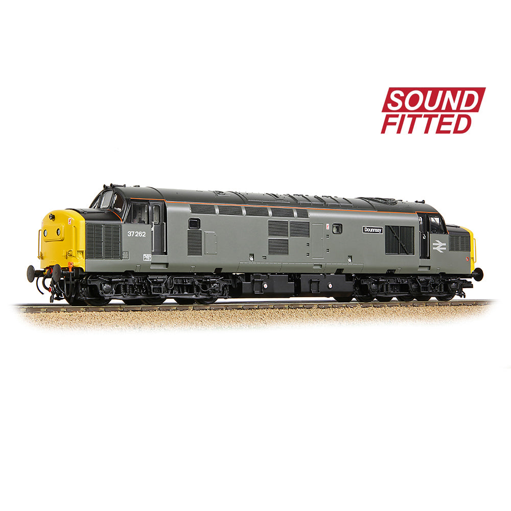 Bachmann 35-311SF Class 37/0 Centre Headcode 37262 'Dounreay' BR Engineers Grey, OO Gauge