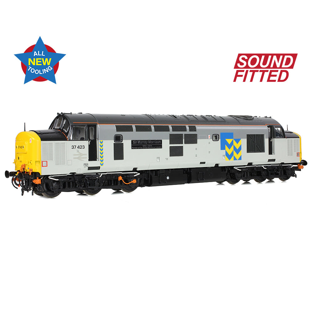 Bachmann 35-337SF Class 37/4 37423 'Sir Murray Morrison' BR RF Metals Sector, OO Gauge