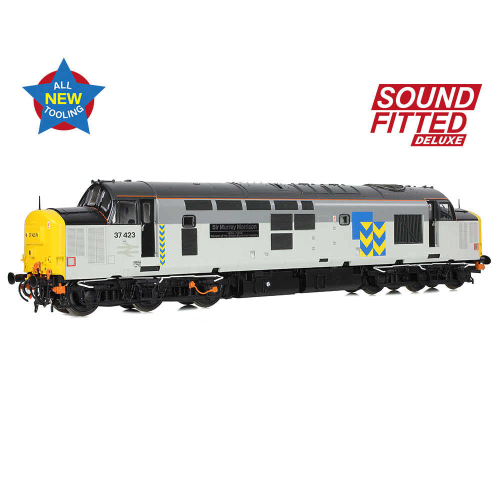 Bachmann 35-337SFX Class 37/4 37423 'Sir Murray Morrison' BR RF Metals Sector, OO Gauge *LAST FEW*