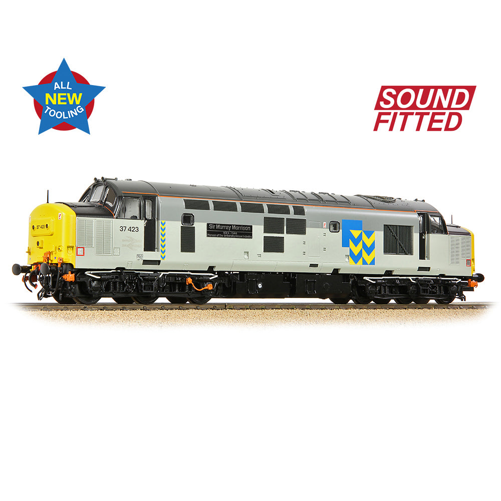 Bachmann 35-337SF Class 37/4 37423 'Sir Murray Morrison' BR RF Metals Sector, OO Gauge