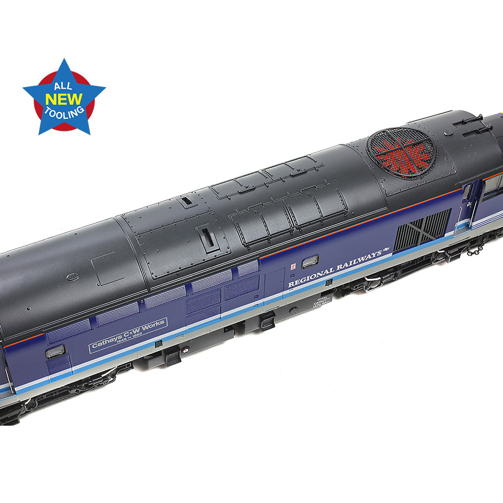 Bachmann 35-338 Cl 37/4 37414 'Cathays C&W Works 1846-1993' BR Regional Railways, OO Gauge