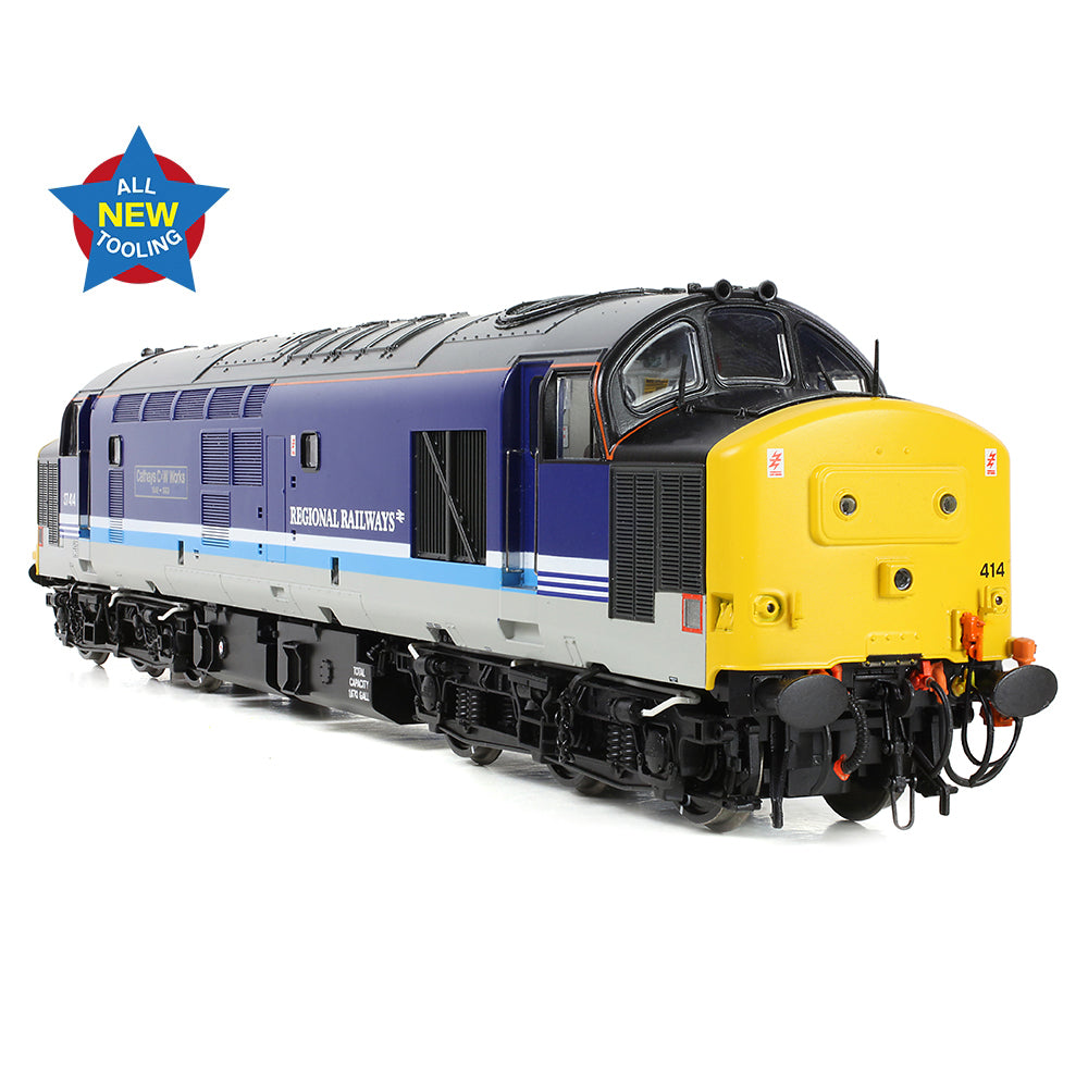 Bachmann 35-338 Cl 37/4 37414 'Cathays C&W Works 1846-1993' BR Regional Railways, OO Gauge