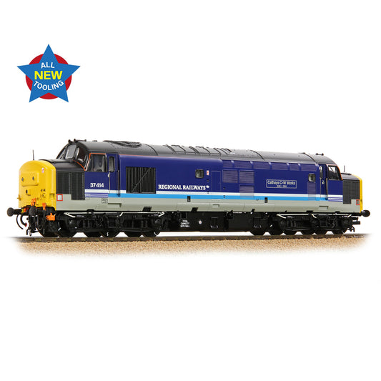 Bachmann 35-338 Cl 37/4 37414 'Cathays C&W Works 1846-1993' BR Regional Railways, OO Gauge