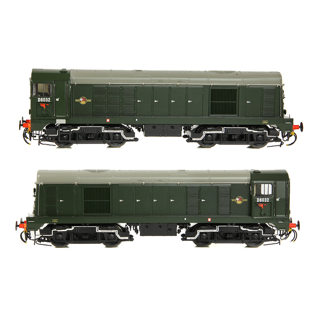 Bachmann 35-352 Class 20/0 D8032 BR Green (Late Crest) - OO Gauge