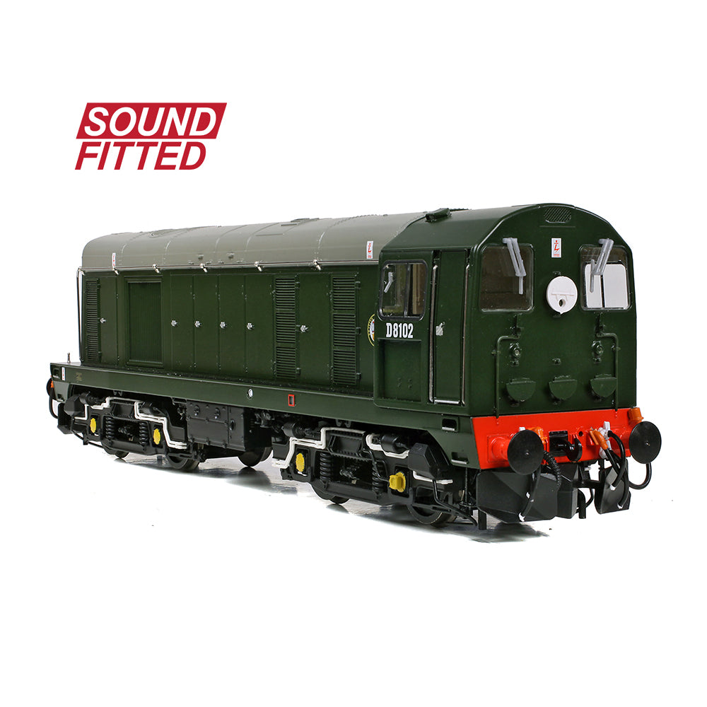 Bachmann 35-352ASF Class 20/0 D8102 BR Green (Roundel) - OO Gauge