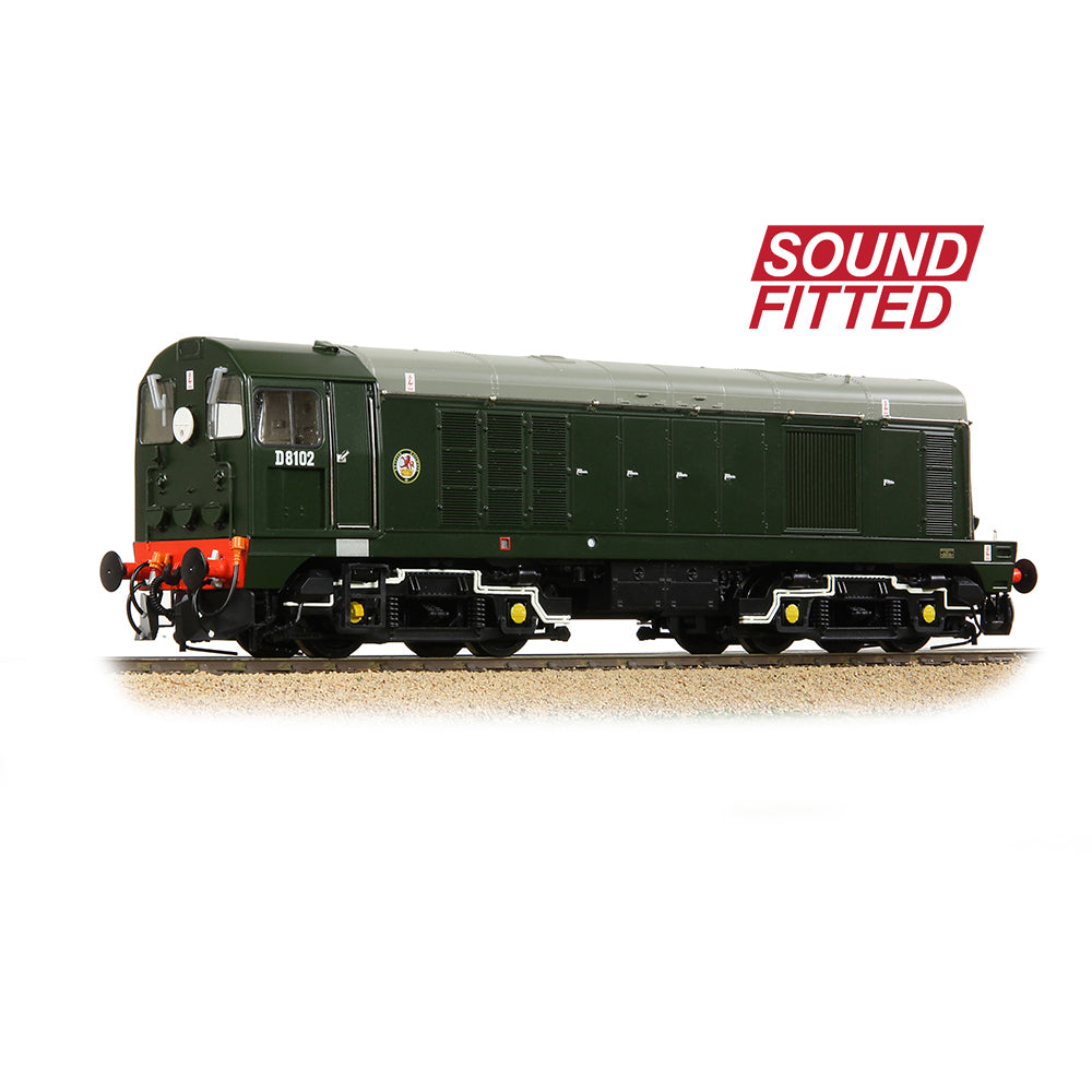 Bachmann 35-352ASF Class 20/0 D8102 BR Green (Roundel) - OO Gauge