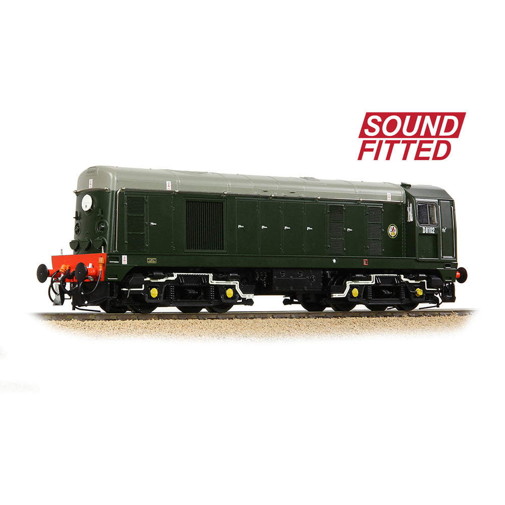 Bachmann 35-352ASF Class 20/0 D8102 BR Green (Roundel) - OO Gauge