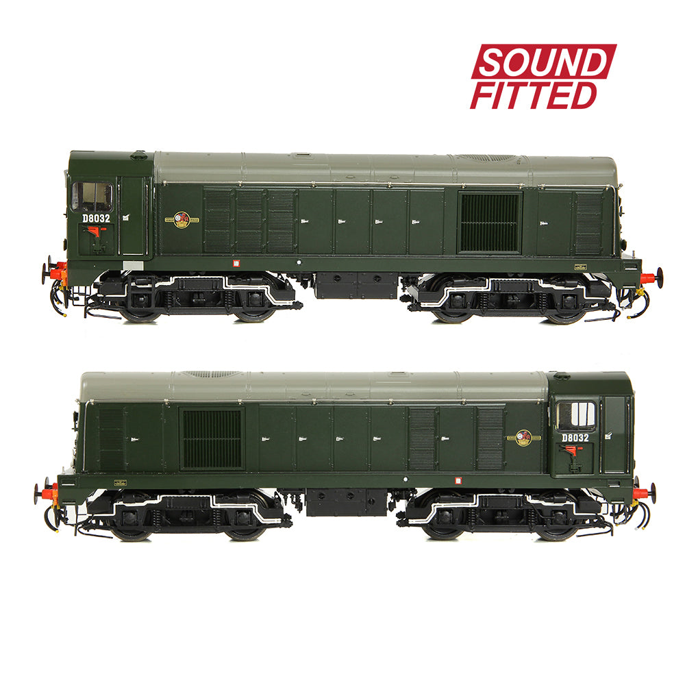 Bachmann 35-352SF Class 20/0 D8032 BR Green (Late Crest) - OO Gauge