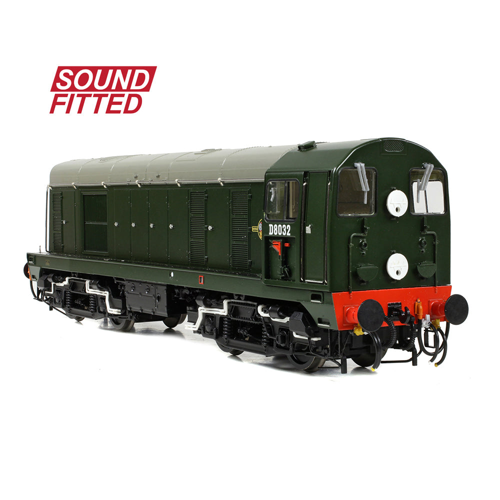 Bachmann 35-352SF Class 20/0 D8032 BR Green (Late Crest) - OO Gauge