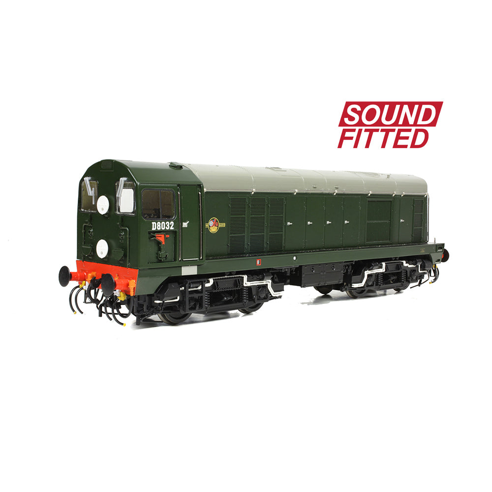 Bachmann 35-352SF Class 20/0 D8032 BR Green (Late Crest) - OO Gauge