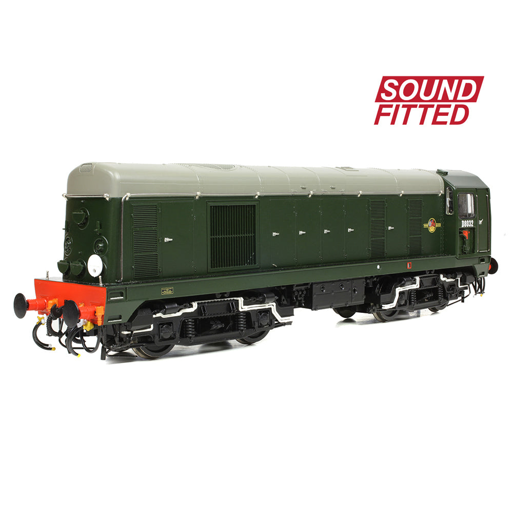 Bachmann 35-352SF Class 20/0 D8032 BR Green (Late Crest) - OO Gauge