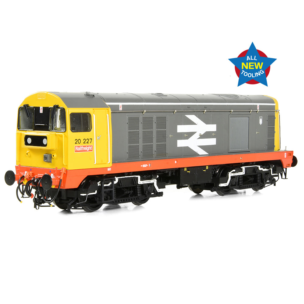 Bachmann 35-357 Class 20/0 Headcode Box 20227 BR Railfreight (Red Stripe), OO Gauge - LAST FEW