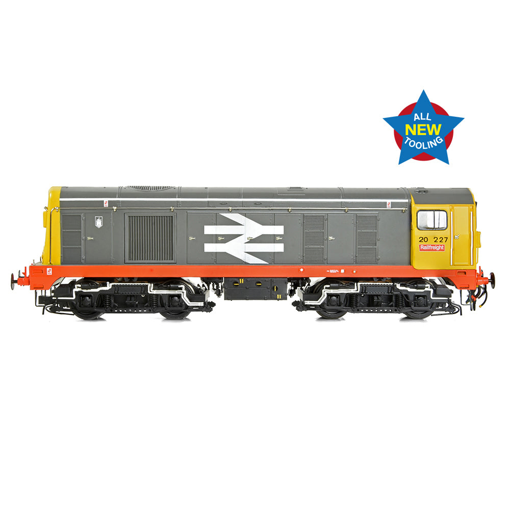 Bachmann 35-357 Class 20/0 Headcode Box 20227 BR Railfreight (Red Stripe), OO Gauge - LAST FEW