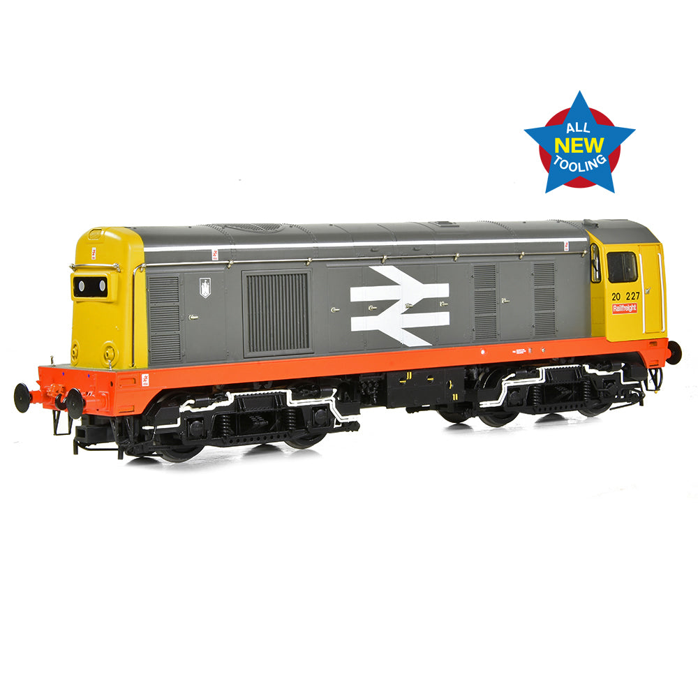 Bachmann 35-357 Class 20/0 Headcode Box 20227 BR Railfreight (Red Stripe), OO Gauge - LAST FEW