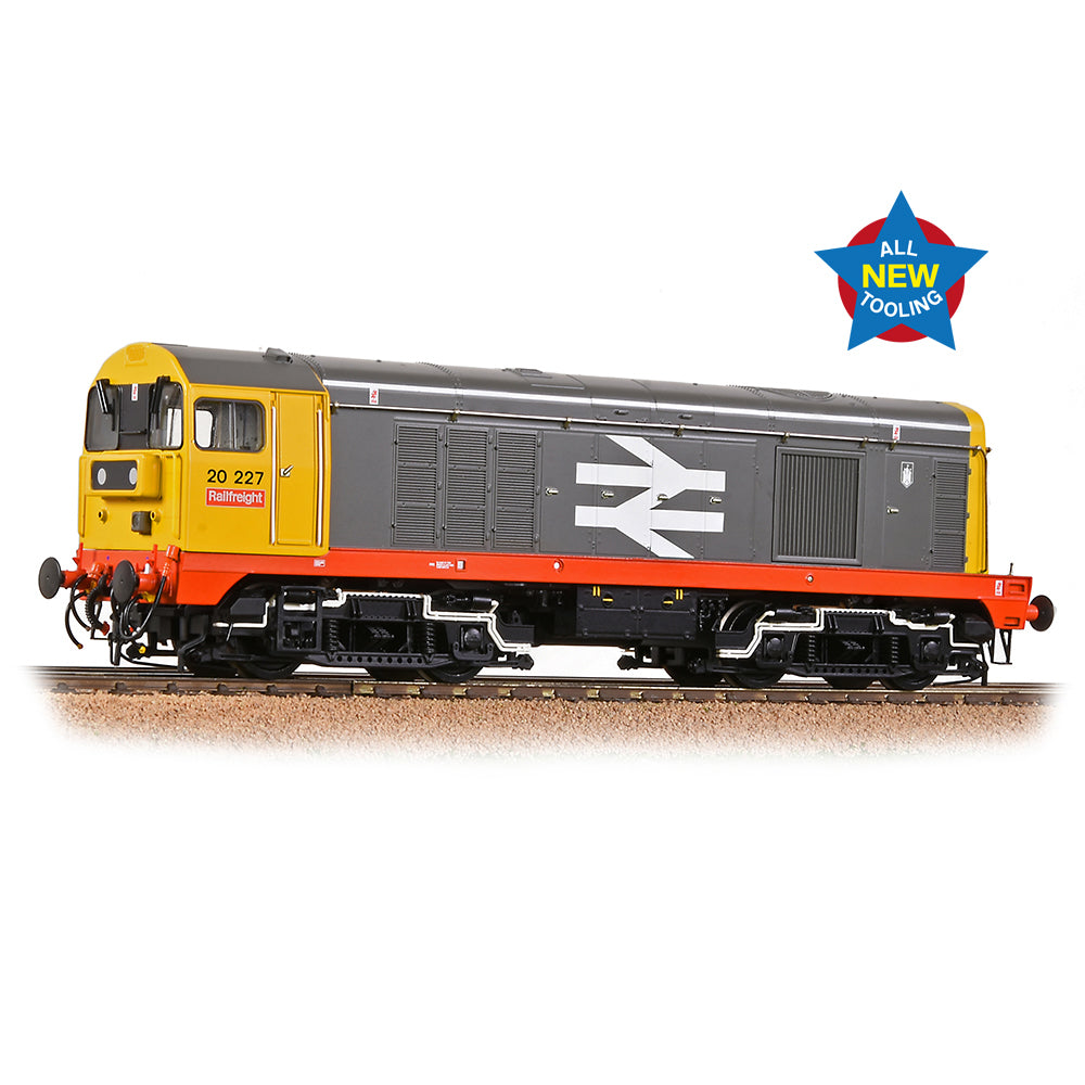 Bachmann 35-357 Class 20/0 Headcode Box 20227 BR Railfreight (Red Stripe), OO Gauge - LAST FEW