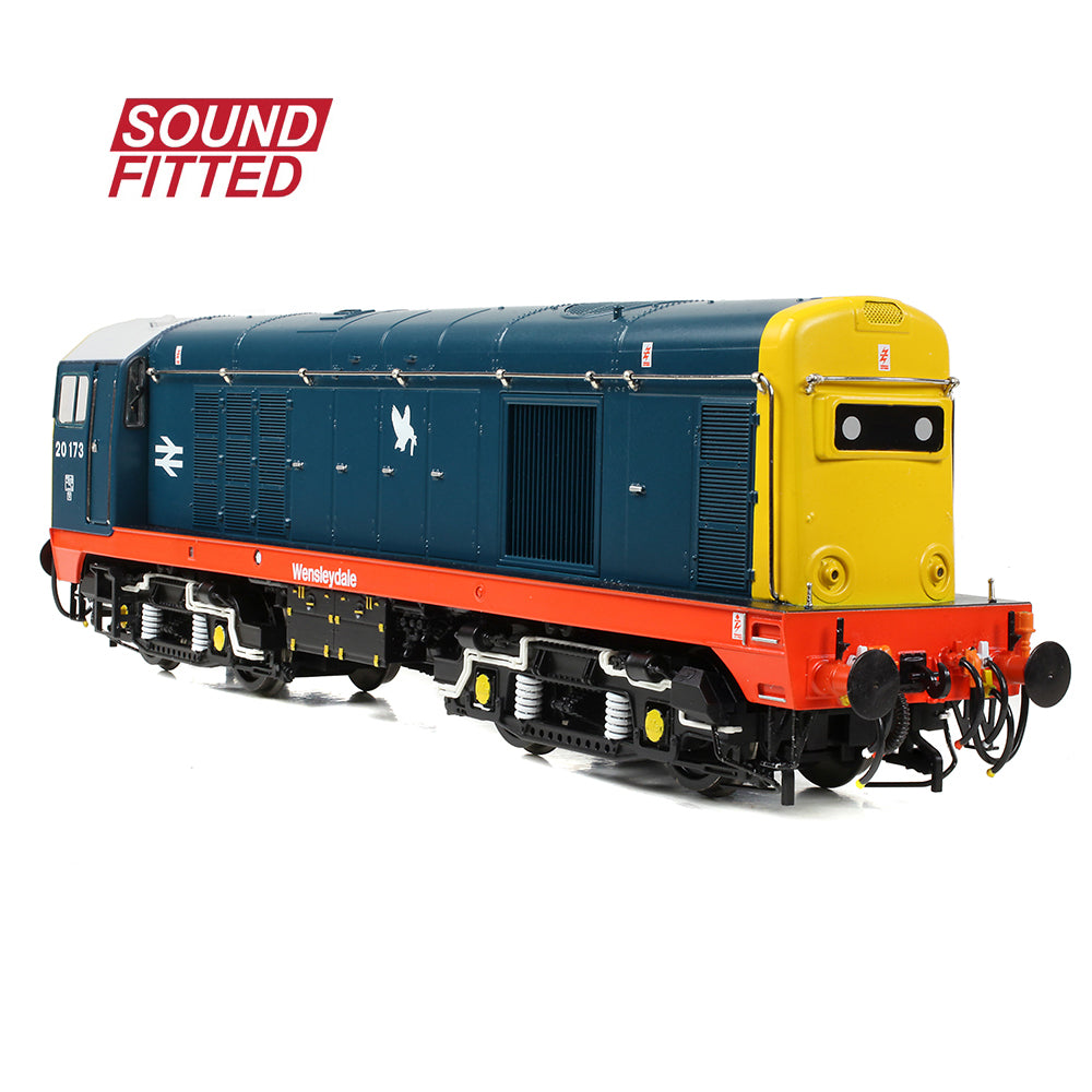 Bachmann 35-358SF Class 20 Headcode Box 20173 'Wensleydale' BR Blue (Red Solebar), OO Gauge