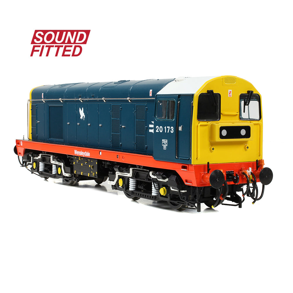 Bachmann 35-358SF Class 20 Headcode Box 20173 'Wensleydale' BR Blue (Red Solebar), OO Gauge