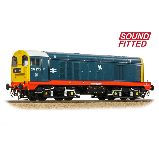 Bachmann 35-358SF Class 20 Headcode Box 20173 'Wensleydale' BR Blue (Red Solebar), OO Gauge