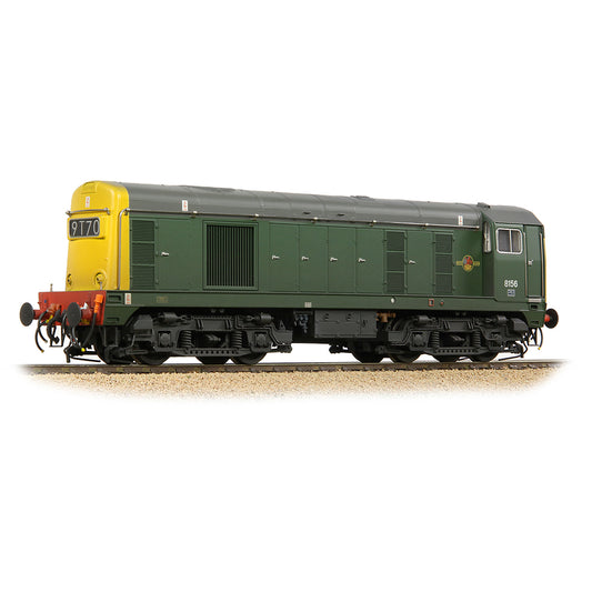 Bachmann 35-360 Class 20/0 Headcode Box 8156 BR Green (Full Yellow Ends) Weathered, OO Gauge