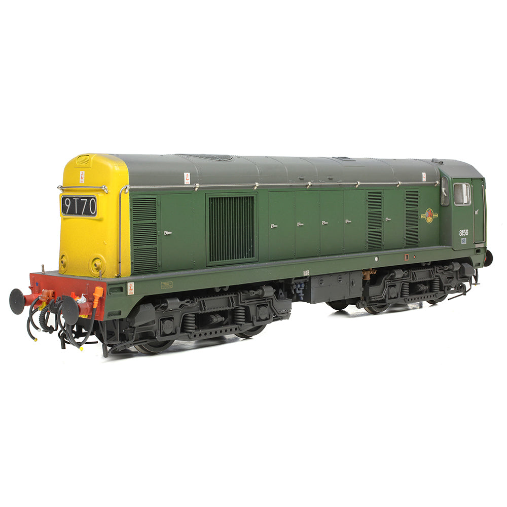 Bachmann 35-360 Class 20/0 Headcode Box 8156 BR Green (Full Yellow Ends) Weathered, OO Gauge