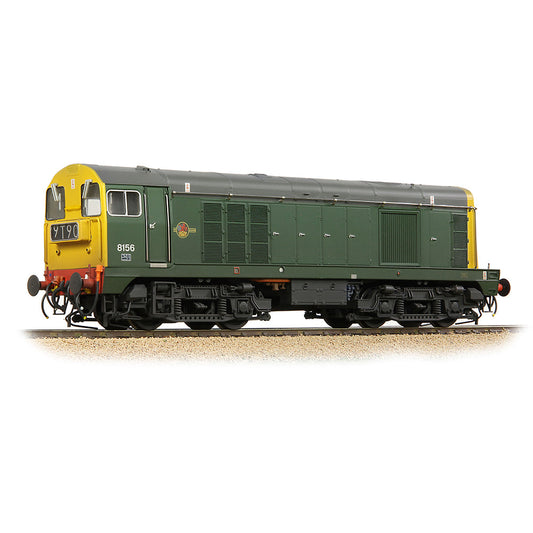 Bachmann 35-360 Class 20/0 Headcode Box 8156 BR Green (Full Yellow Ends) Weathered, OO Gauge