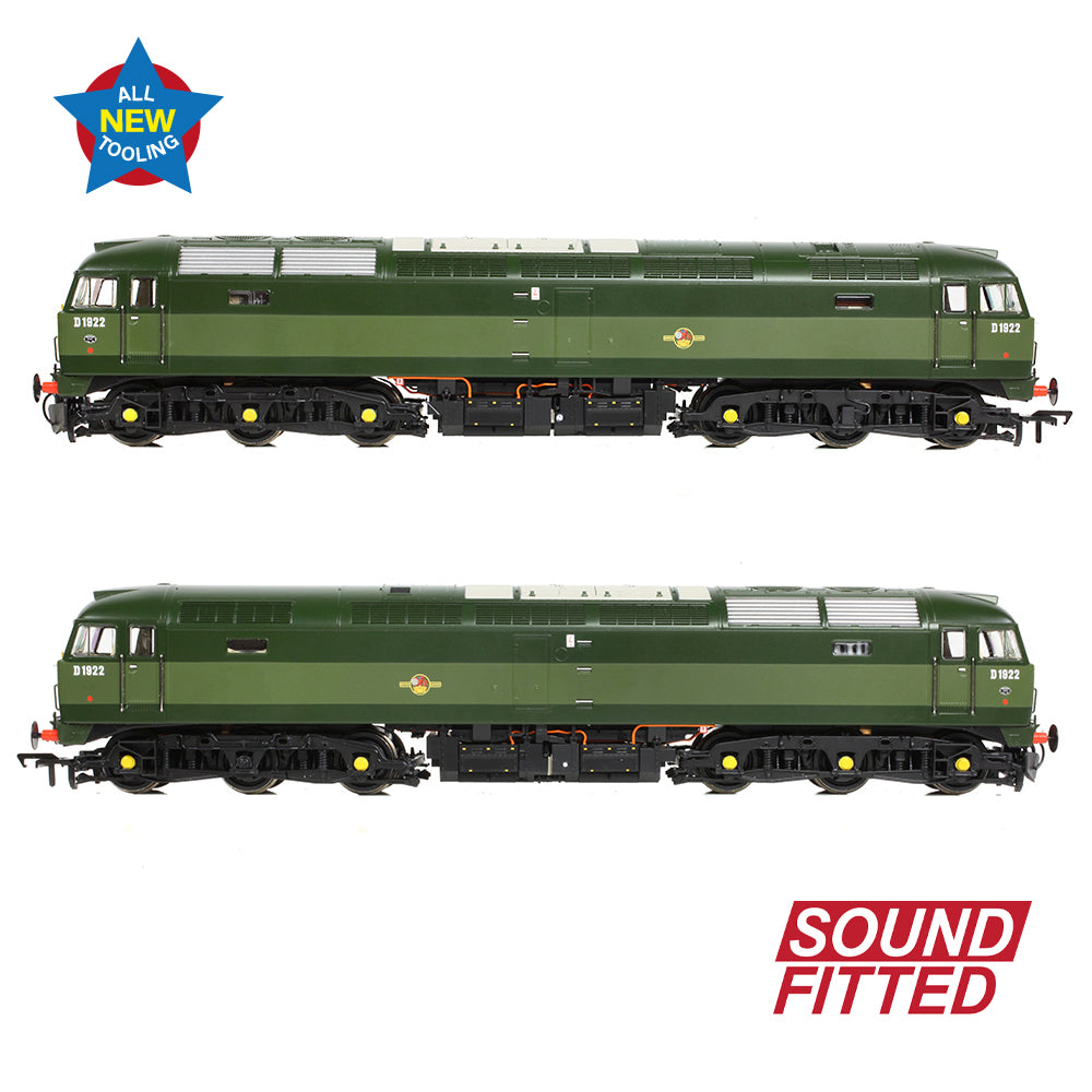 Bachmann 35-410ASF Class 47/0 D1922 BR Two-Tone Green (Small Yellow Panels)  OO Gauge *PRE ORDER £301.71*