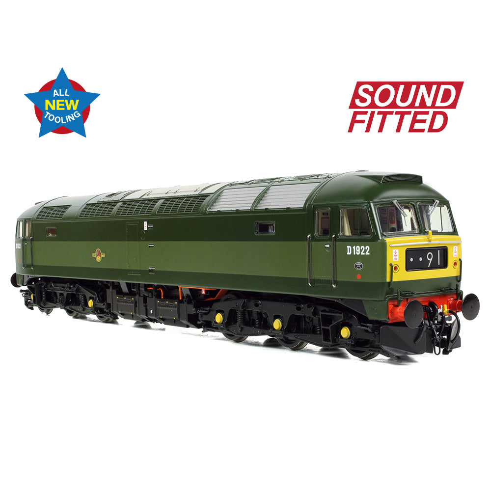 Bachmann 35-410ASF Class 47/0 D1922 BR Two-Tone Green (Small Yellow Panels)  OO Gauge *PRE ORDER £301.71*