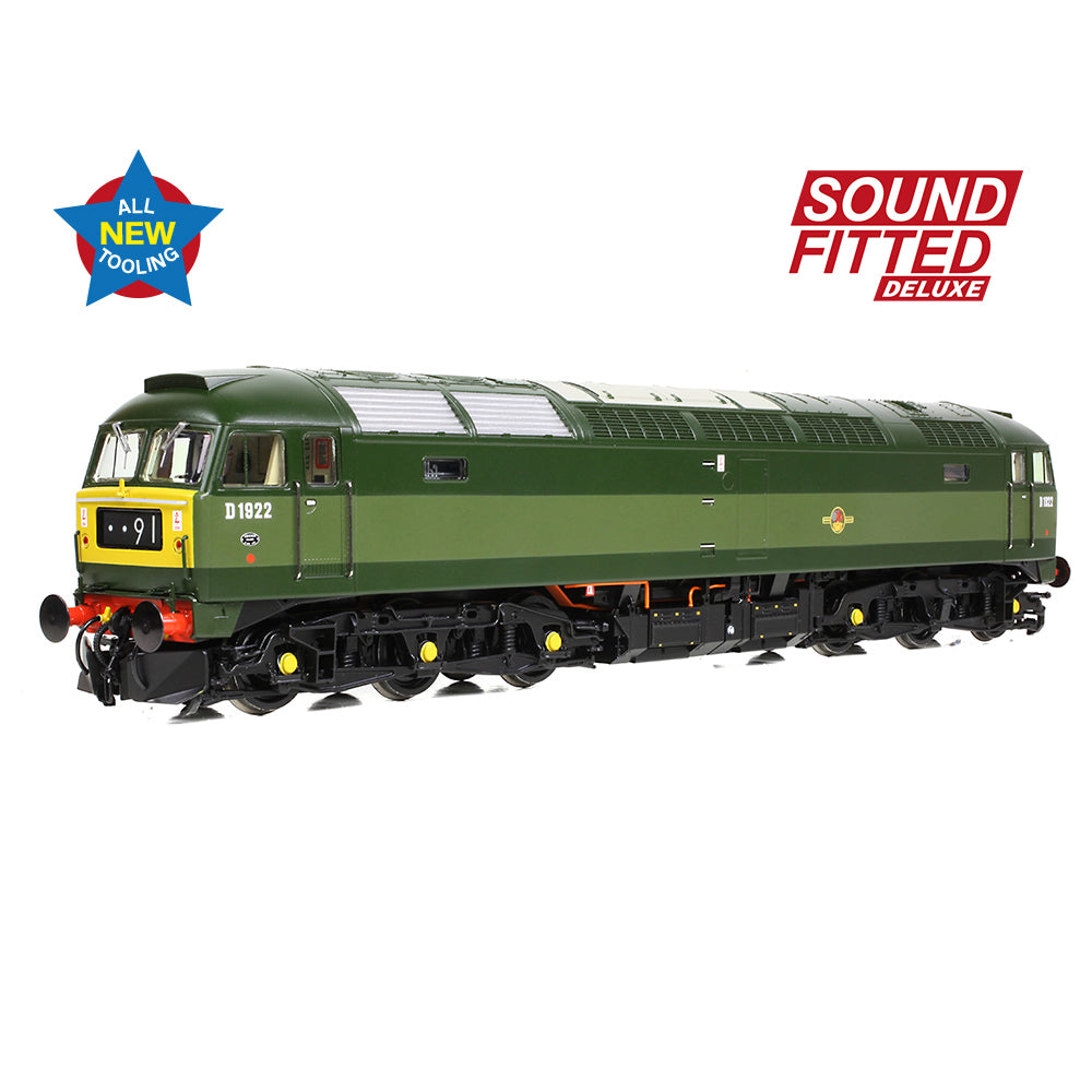 Bachmann 35-410ASFX Class 47/0 D1922 BR Two-Tone Green (Small Yellow Panels)  OO Gauge *PRE ORDER £335.71*
