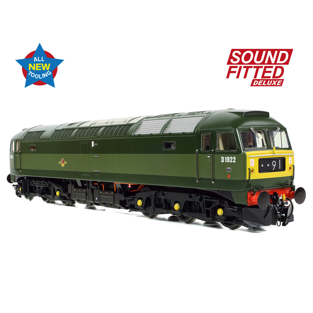 Bachmann 35-410ASFX Class 47/0 D1922 BR Two-Tone Green (Small Yellow Panels)  OO Gauge *PRE ORDER £335.71*