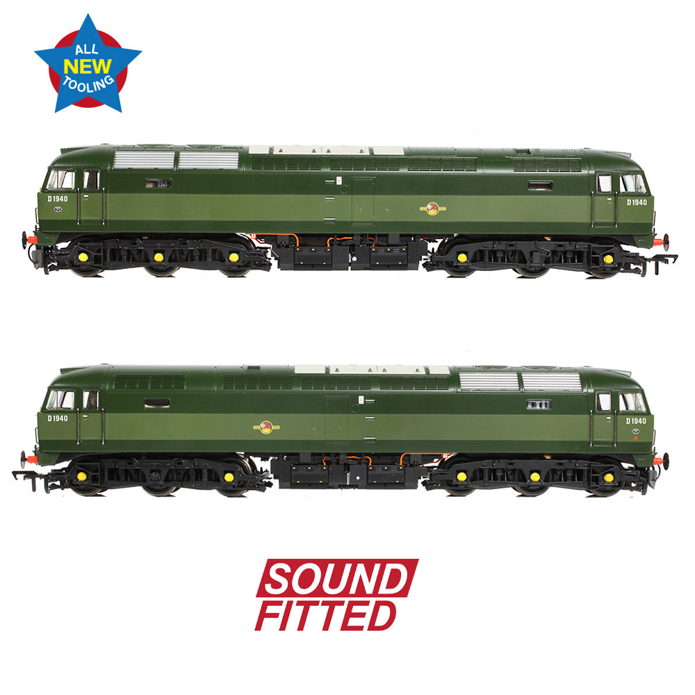 Bachmann 35-410BSF Class 47/0 D1940 BR Two-Tone Green (Small Yellow Panels)  OO Gauge *PRE ORDER £301.71*
