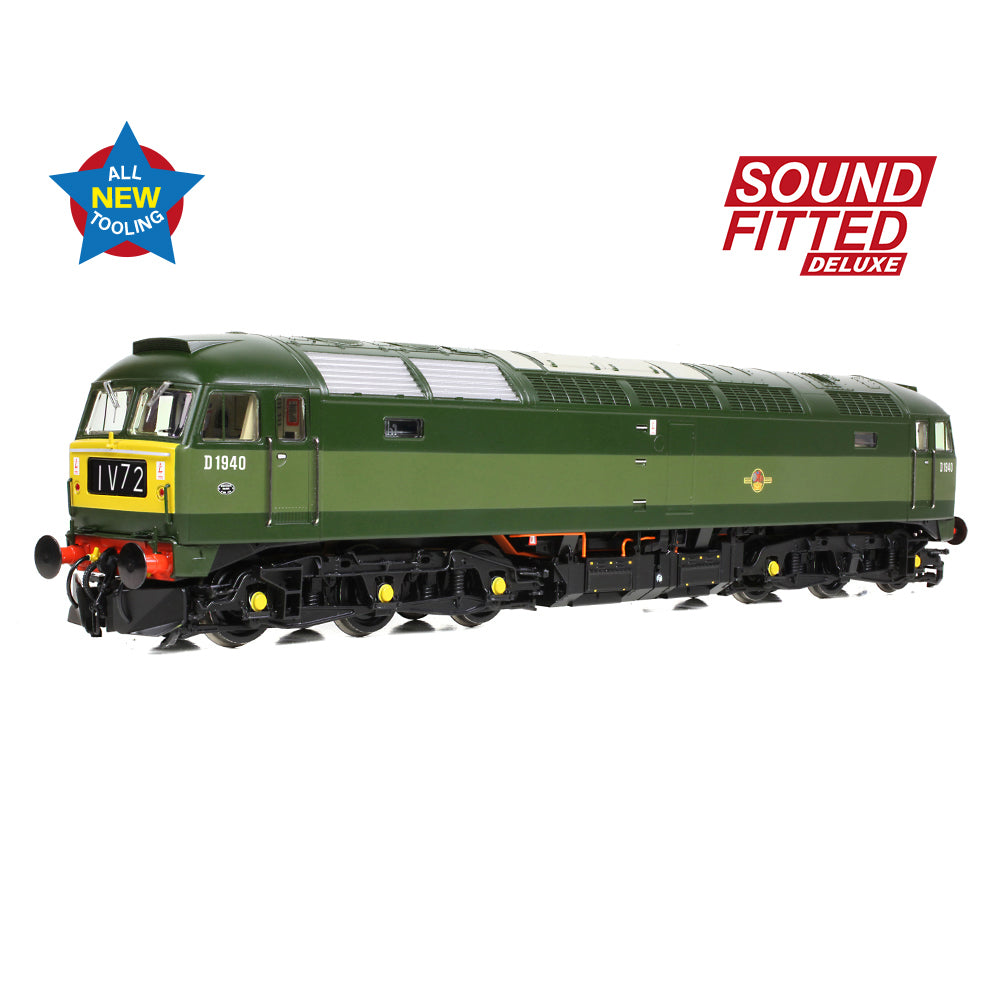 Bachmann 35-410BSFX Class 47/0 D1940 BR Two-Tone Green (Small Yellow Panels)  OO Gauge *PRE ORDER £335.71*