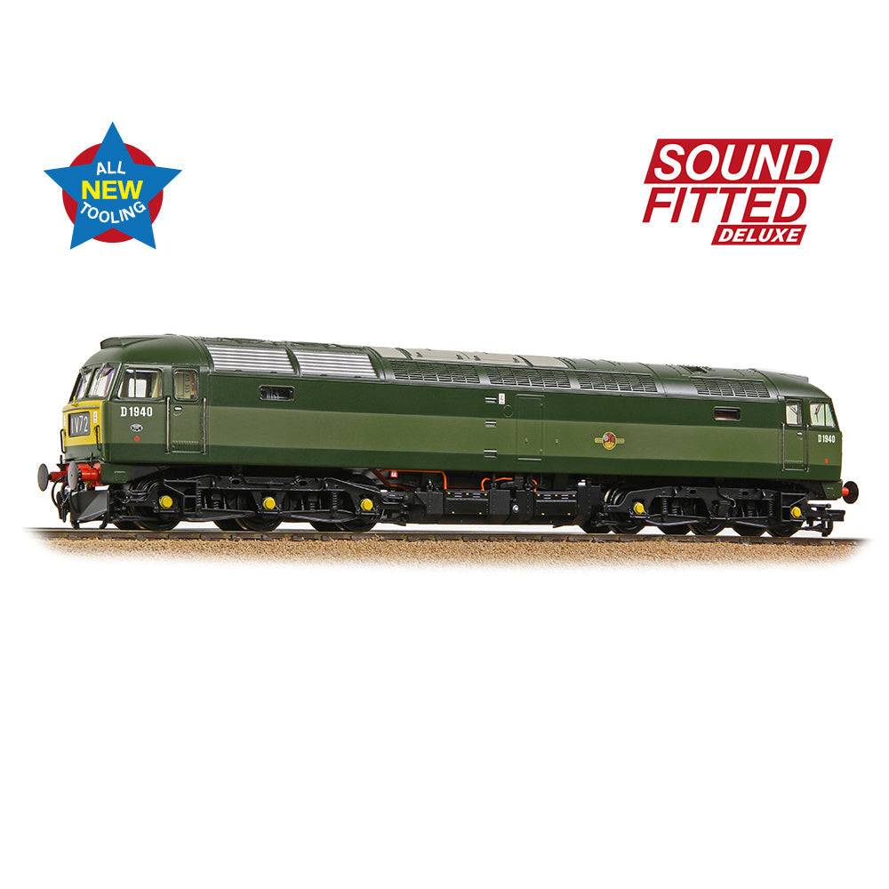 Bachmann 35-410BSFX Class 47/0 D1940 BR Two-Tone Green (Small Yellow Panels)  OO Gauge *PRE ORDER £335.71*