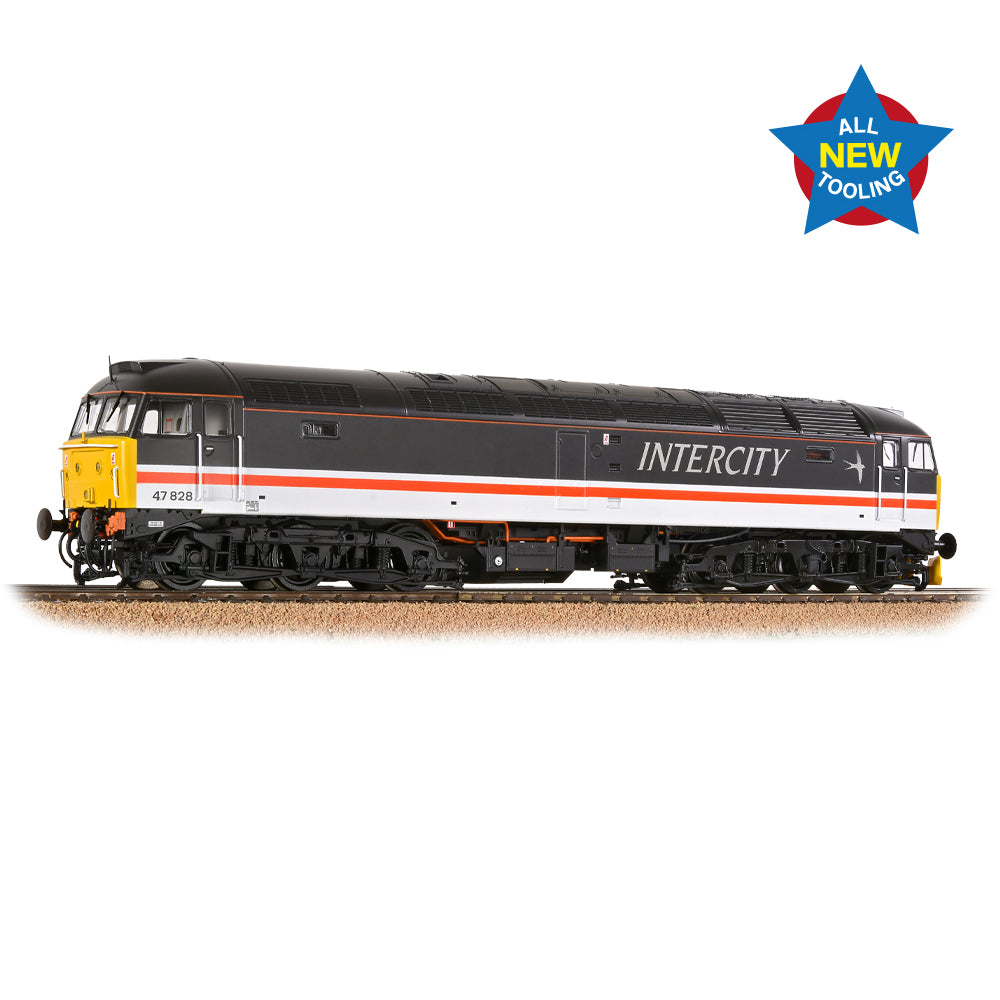 Bachmann 35-413 Class 47/4 47828 BR InterCity (Swallow), OO Gauge *LAST FEW*