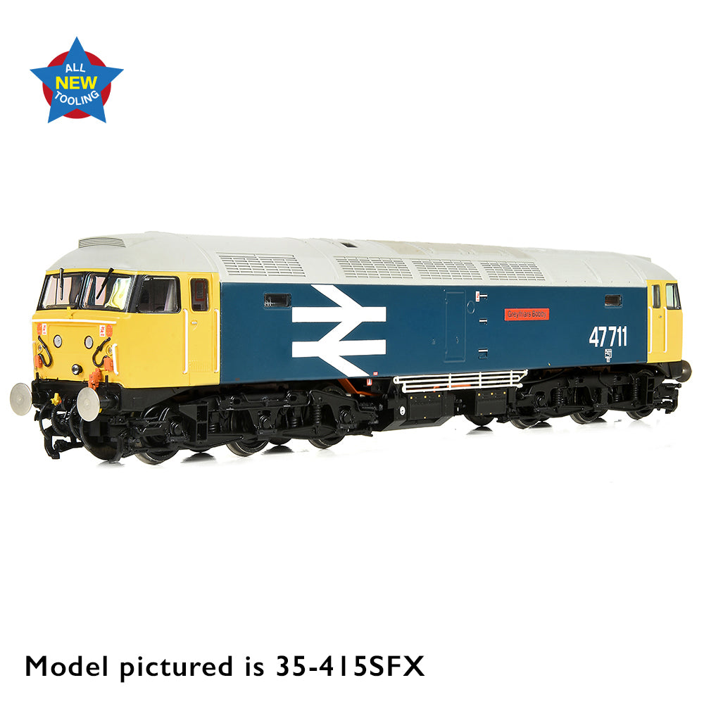 Bachmann 35-415 Class 47/7 47711 'Greyfriars Bobby' BR Large Logo, OO Gauge *LAST FEW*