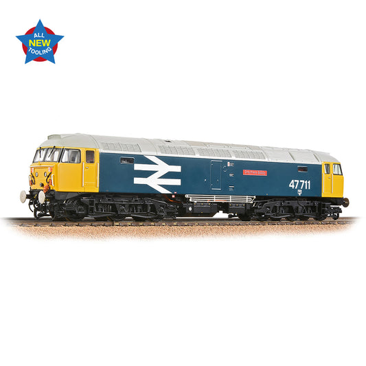 Bachmann 35-415 Class 47/7 47711 'Greyfriars Bobby' BR Large Logo, OO Gauge *LAST FEW*