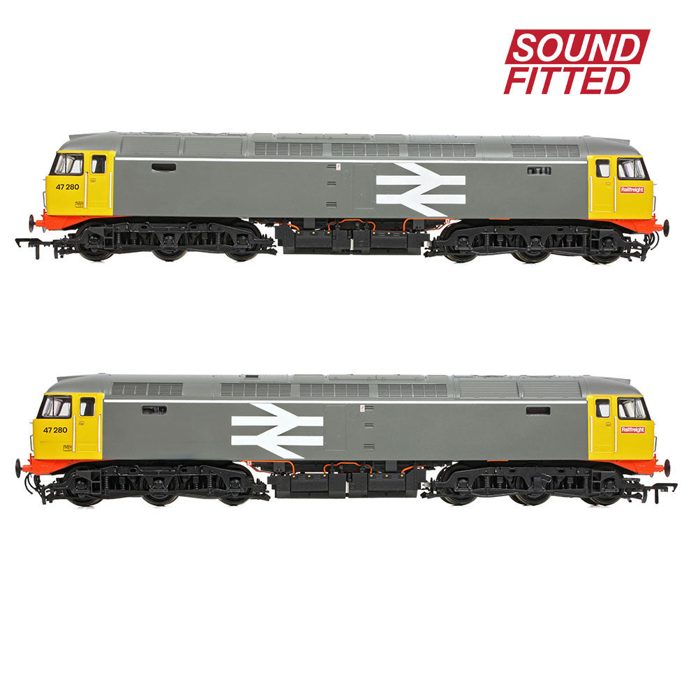 Bachmann 35-416SF Class 47/0 47280 BR Railfreight Grey  OO Gauge *PRE ORDER £301.71*